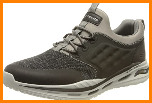 【 Mejor precio en oferta de 】✔️ Skechers ARCH FIT ORVAN VERDIGO, Zapatillas para Hombre, Black Mesh / Synthetic, 46 EU