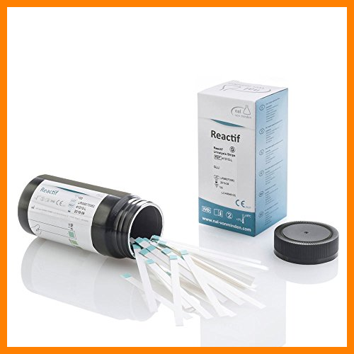【 Mejor precio en oferta de 】✔️ Test de orina Reactif glucosa - 100 tiras reactivas Test rápido de orina con escala de colores