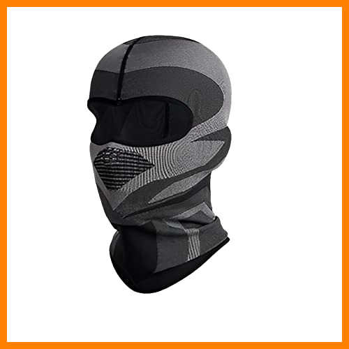【 Mejor precio en oferta de 】✔️ ThatsRad Máscara Pasamontañas Moto Hombre Balaclava Invierno Debajo del Casco con Malla Transpirable Prueba de Polvo, UV y Viento Mascarilla Facial Completa para Esquí Ciclismo Deportes al Aire Libre