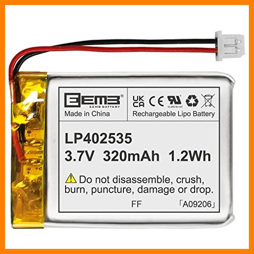 【 Mejor precio en oferta de 】✔️ EEMB Batería 3.7V 320mAh 402535 Bateria de lipo Recargable Bateria Litio con Conector Molex (Certificación UL)¡Asegúrese de Que la polaridad del Dispositivo Coincide con la batería Antes de Comprar!