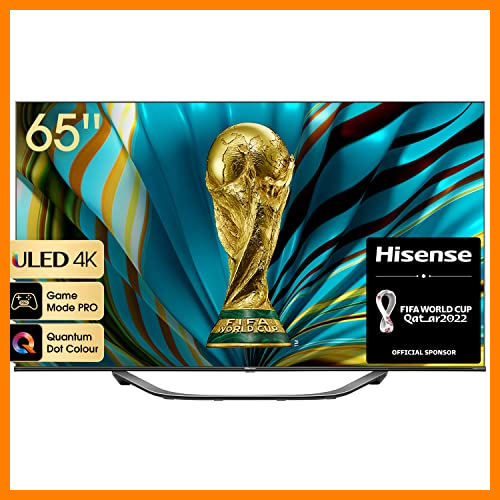【 Mejor precio en oferta de 】✔️ Hisense ULED Smart TV 65U7HQ (65 Pulgadas) 600-nit 4K HDR10+, 120 Hz, Dolby Vision IQ, Disney+, Freeview Play, Alexa Built-in, HDMI 2.1, Modo Filmmaker, Certificado Freesync (Nuevo 2022)