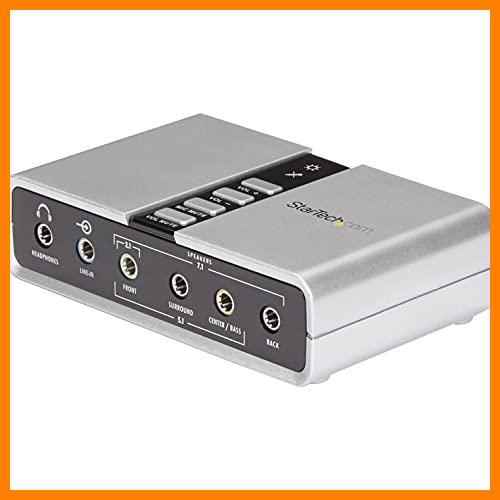 【 Mejor precio en oferta de 】✔️ StarTech.com Tarjeta de Sonido 7.1 USB Externa Adaptador Conversor puerto SPDIF Audio Digital Óptico Toslink® - USB B - Mini-Jack