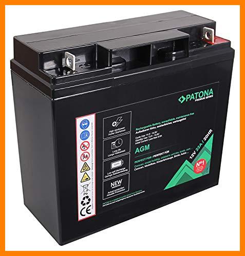 【 Mejor precio en oferta de 】✔️ PATONA Premium AGM 12V 22Ah batería de Plomo ácido VRLA Sin Mantenimiento 1800 ciclos