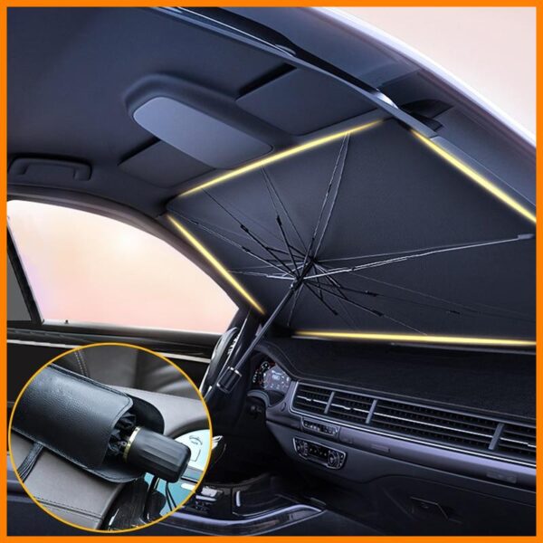 【 Mejor precio en oferta de 】✔️ Parasol Interior para Parabrisas de Coche, Sombrilla Protectora, Protección contra el Sol, Accesorios de Sombra para Automóvil