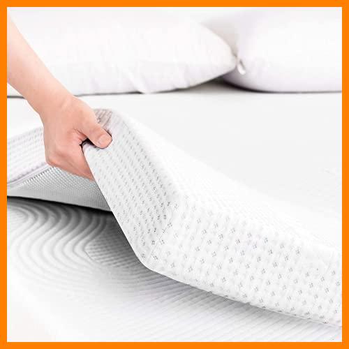 【 Mejor precio en oferta de 】✔️ Topper Viscoelastico Nucleo 100% Viscoelastica | 135 x 180cm | Grosor 7CM | Fabricado en España | Alivia Tensiones Musculares | Sobrecolchon Desenfundable y Lavable | Transpirable y Antiacaros