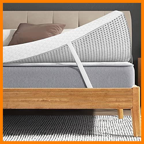 【 Mejor precio en oferta de 】✔️ Topper Viscoelastico | 135x180 CM | Grosor 7CM | Sobrecolchon Funda Extraible y Lavable | Alivio de la tensión Muscular | Fabricado en España | Nucleo 100% Viscoelastica | Reversible | Topper 135x180