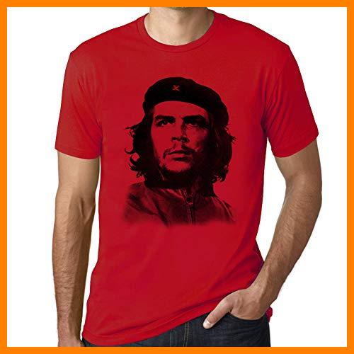 【 Mejor precio en oferta de 】✔️ Ultrabasic Hombre Camiseta Gráfico Che Guevara Vintage Idea de Regalo Roja
