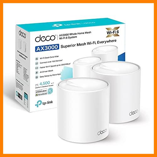 【 Mejor precio en oferta de 】✔️ TP-Link Deco X50 (2-Pack)- Sistema WiFi 6 AI Mesh, AX3000 Doble Banda 2.4 GHz/5 GHz, Cobertura hasta 420 m², Banda 160MHz Canal, ODFMA, 1024QAM