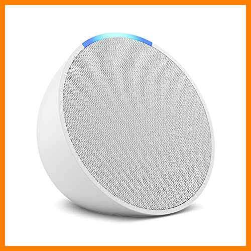 【 Mejor precio en oferta de 】✔️ Te presentamos el Echo Pop | Altavoz inteligente wifi y Bluetooth con Alexa, de sonido potente y compacto | Blanco