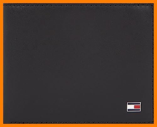 【 Mejor precio en oferta de 】✔️ Tommy Hilfiger Hombre Cartera Eton Mini Pequeña, Negro (Black), Talla Única
