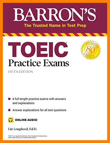 【 Mejor precio en oferta de 】✔️ TOEIC Practice Exams (with Online Audio) (Barron's Test Prep)
