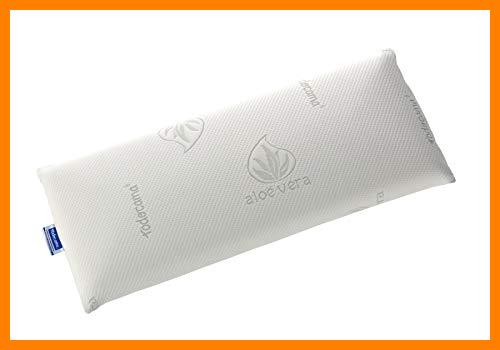 【 Mejor precio en oferta de 】✔️ Todocama - Almohada viscoelástica, 150 cm núcleo Compacto. Doble Funda con Cremallera. Tejido Aloe Vera. Termorregulable adaptabilidad al Cuello.
