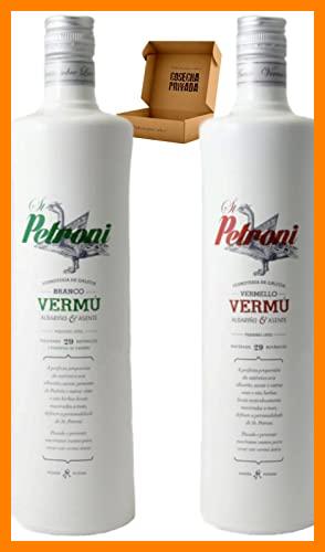 【 Mejor precio en oferta de 】✔️ St Petroni Vermú - Envio 24h - El Mejor Vermut del Mundo - Vermouth Petroni Regalo (Pack Vermú Rojo & Blanco - 2 Botellas)