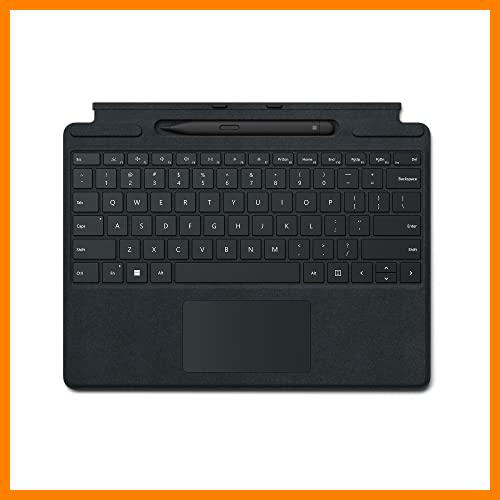 【 Mejor precio en oferta de 】✔️ Microsoft Surface Pro Signature Keyboard y Microsoft Surface Slim Pen 2, Negro
