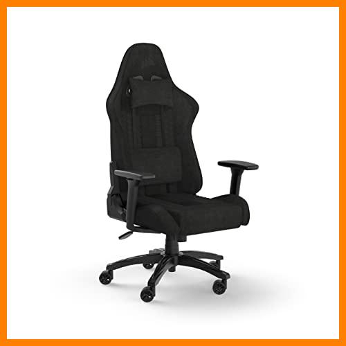 【 Mejor precio en oferta de 】✔️ Corsair TC100 Relaxed-Fabric Gaming Chair, Nylon, Negro, One Size