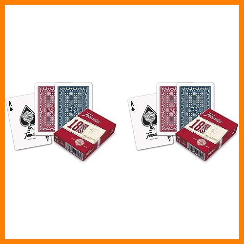 【 Mejor precio en oferta de 】✔️ Fournier-nº18 Baraja de Cartas Poker Clasica, Color Azul/Rojo (174007), Color/Modelo Surtido (Paquete de 2)