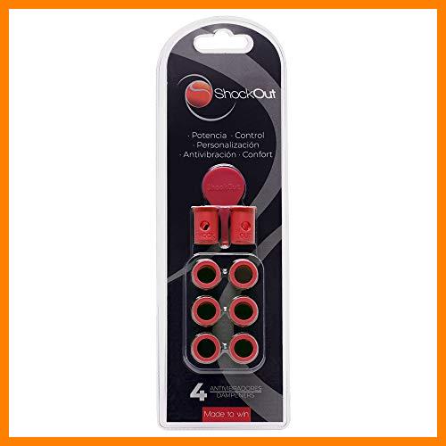 【 Mejor precio en oferta de 】✔️ Amortiguadores ShockOut-Padel - Sistema antivibratorio para raquetas de pádel - Color rojo