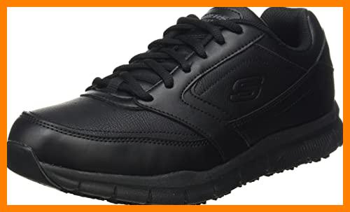 【 Mejor precio en oferta de 】✔️ Skechers NAMPA, Sneakers para Hombre, Black Synthetic/Pu, 45 EU