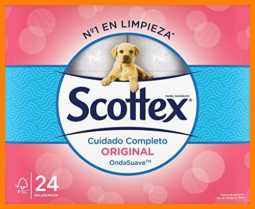 【 Mejor precio en oferta de 】✔️ Scottex Original Papel Higiénico, 24 Rollos