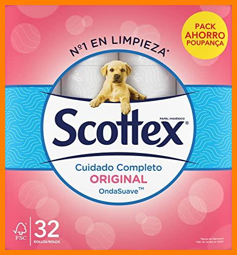 【 Mejor precio en oferta de 】✔️ Scottex Original Papel Higiénico Seco 32 rollos