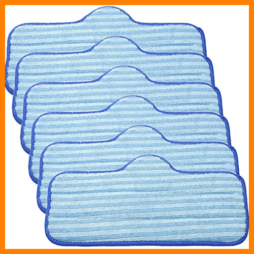 【 Mejor precio en oferta de 】✔️ KEEPOW Paquete de 6 almohadillas de microfibra para limpiador de vapor Dupray Neat