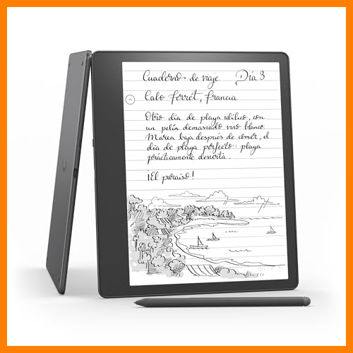 【 Mejor precio en oferta de 】✔️ Kindle Scribe, el primer Kindle que a la vez es un cuaderno digital, todo en uno, con 32 GB de almacenamiento y una pantalla Paperwhite de 10,2" y 300 ppp | Con el lápiz premium + Kindle Unlimited