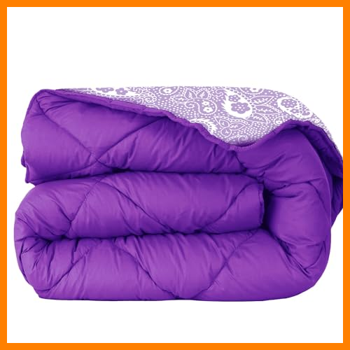 【 Mejor precio en oferta de 】✔️ various Edredón Nórdico Bicolor - Edredón 400 gr/m² Microfibra de Poliéster 100% Reversible Transpirable Rellno Fibra Hueca siliconada válido para Cama de 100/110-200 x 270 cm Color Arya y Lila