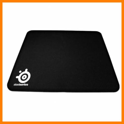 【 Mejor precio en oferta de 】✔️ SteelSeries QcK Heavy - Alfombrilla de ratón para juegos - Base de goma antideslizante extragruesa - Optimizada para sensores de juegos - Tamaño L (450mm x 400mm x 6mm), Negro
