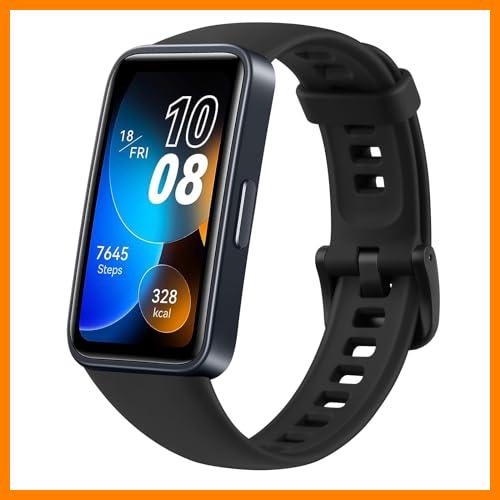 【 Mejor precio en oferta de 】✔️ Mugust Correa para Huawei Band 8 Correa para Mujer Hombre,Silicona Sport Pulseras de Repuesto para Huawei Band 8(Negro)
