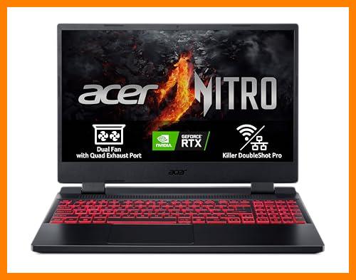 【 Mejor precio en oferta de 】✔️ Acer Nitro 5 AN515-46-R082 - Ordenador Portátil Gaming 15.6" Full HD IPS 144Hz (AMD Ryzen 7, 16GB RAM, 512GB SSD, NVIDIA GeForce RTX 3050, Sin Sistema Operativo) Color Negro - Teclado QWERTY Español