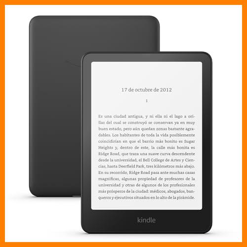 【 Mejor precio en oferta de 】✔️ Nuevo Kindle Paperwhite (16 GB) de Amazon | Nuestro Kindle más rápido, con una nueva pantalla de 7" sin reflejos y semanas de batería | Con publicidad | Negro