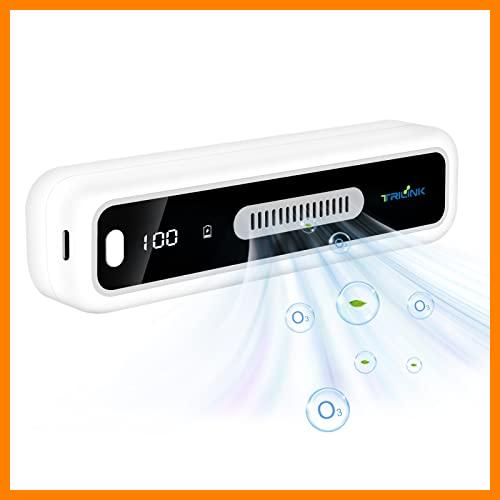 【 Mejor precio en oferta de 】✔️ Mini USB Desodorante de Frigorifico Recargable, Pantalla LED, Generador de Ozono Ambientador Nevera, Elimina y Absorbe Olores de Nevera - Purificador de Aire para Coche, Zapatero, Armario