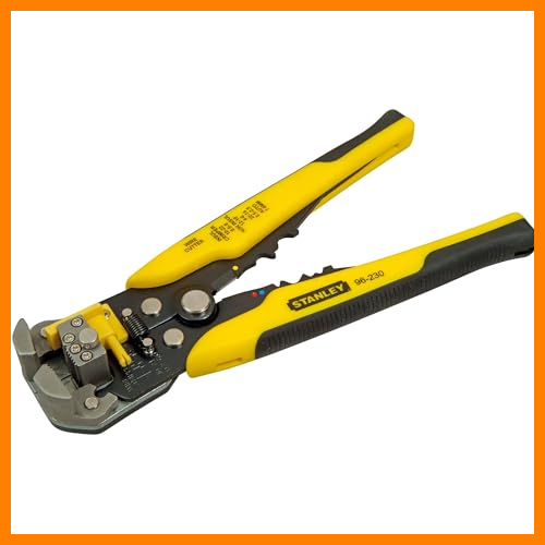 【 Mejor precio en oferta de 】✔️ STANLEY FATMAX Alicate Pelacables Automático, Pelado de Cables 10-22 AWG, Mangos Cómodos, Gran Superficie de Agarre, Acero Forjado Cromado, Longitud 210mm, FMHT0-96230