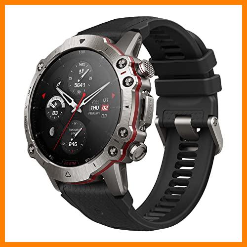 【 Mejor precio en oferta de 】✔️ Amazfit Falcon 49mm Smartwatch GPS Multideporte Premium Seguimiento GPS Preciso de Doble Banda Reloj de Entrenamiento Fuerza 150+ Modos Deportivos Cuerpo de Titanio Pantalla de zafiro 20 ATM