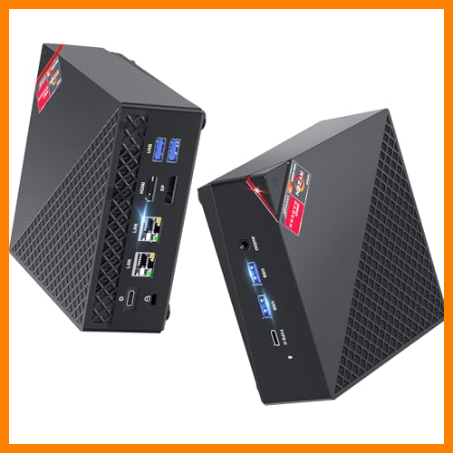 【 Mejor precio en oferta de 】✔️ ACEMAGICIAN AM06PRO Mini PC, AMD Ryzen 7 5700U (8C/16T, hasta 4.3GHz), Mini Ordenadores de Sobremesa 32GB RAM DDR4 512GB M.2 2280 SSD, Doble Ethernet/WiFi 6/para Oficina, Jugar