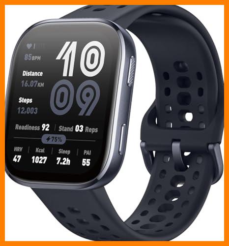 【 Mejor precio en oferta de 】✔️ AMAZFIT Bip 6 Smartwatch 46mm, Batería 14 días, AMOLED 1,97", GPS con Mapas, IA, Llamadas Bluetooth, Seguimiento Salud y Sueño, 140+ Modos Deportivos, Resistencia al Agua 5ATM, Negro