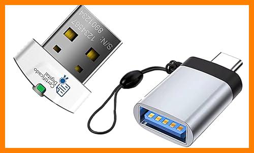 【 Mejor precio en oferta de 】✔️ Alternativa al Lector de DNI Electrónico - Token Certificado Digital -Administración Electrónica en Cualquier Windows y Mac sin Instalar Nada - iToken de ChipNet - Soporte Posventa Personal