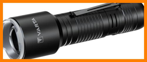 【 Mejor precio en oferta de 】✔️ Varta Linterna LED Aluminium F30 Pro (incluye 2 pilas AAA Longlife Power para uso diario, 150 lúmenes, a prueba de golpes, 3 años de garantía) negra para uso doméstico, camping, exteriores