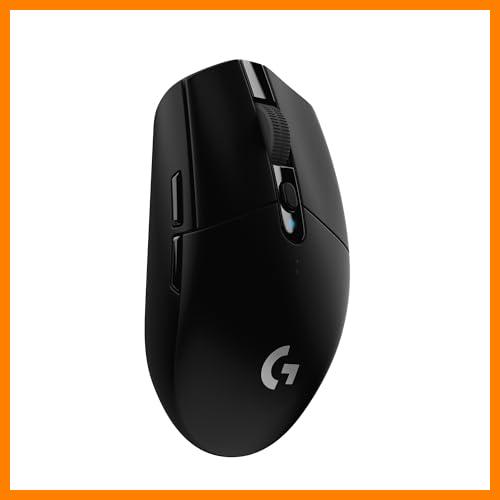 【 Mejor precio en oferta de 】✔️ Logitech G305 LIGHTSPEED Ratón Gaming Inalámbrico, Captor HERO 12K, 12,000 DPI, Ultra-ligero, Batería de 250h, 6 Botones Programables, Memoría Integrada, PC/Mac - Negro